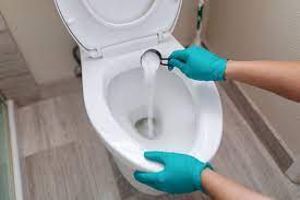 hard water stains in toilet